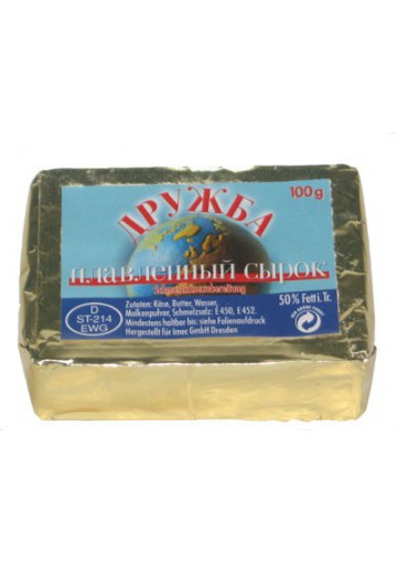 Queso fundido 10x100gr DRUZHBA ULAN