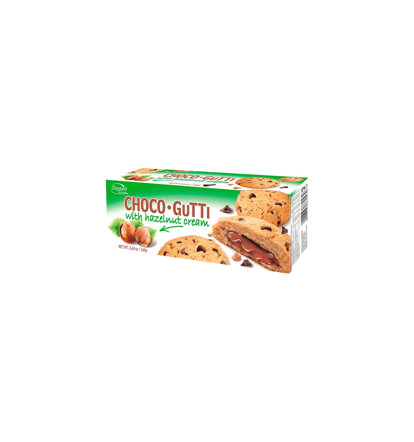 BOGUTTI BISCUITI CREMA ALUNE 160G/18