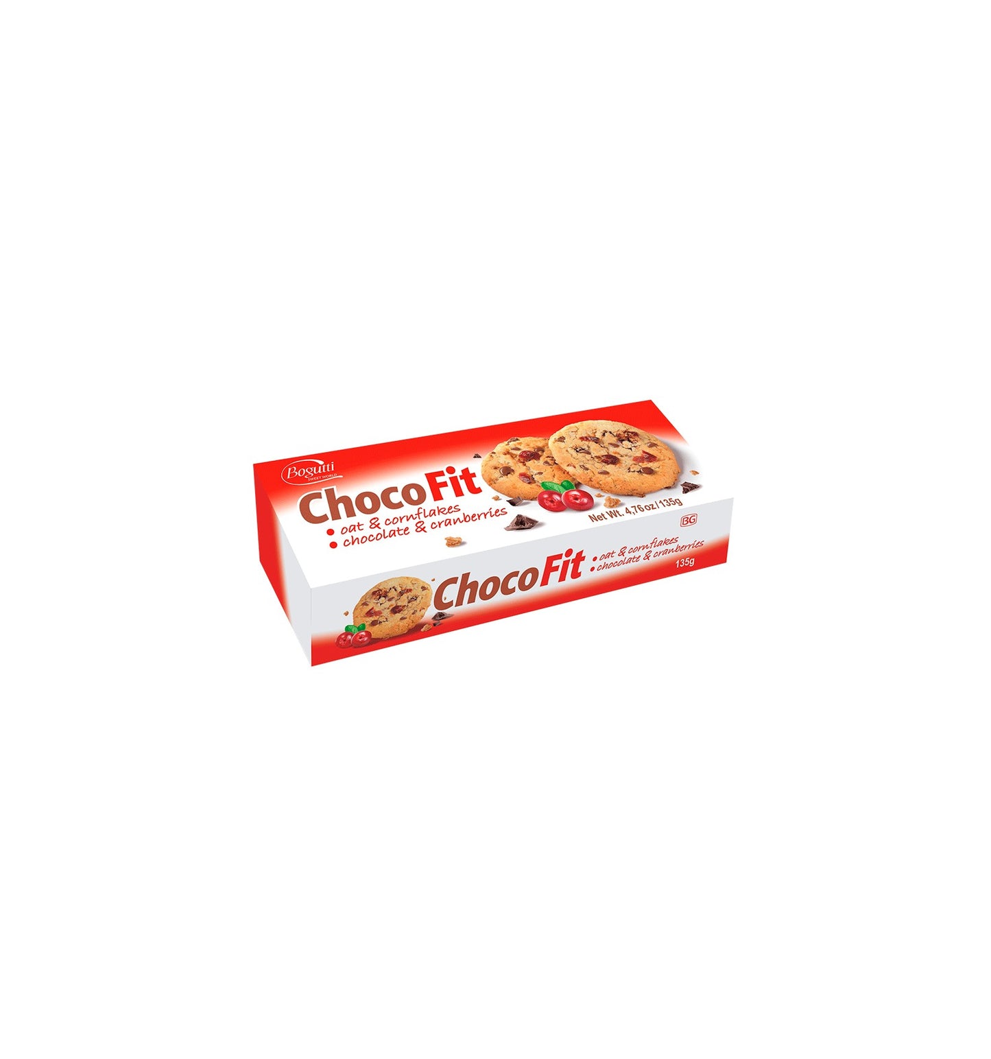 BOGUTTI BISCUITI FIT CIOCOLATA-AFINE 135G/12