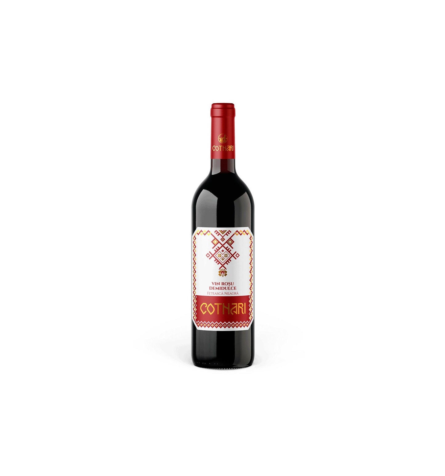 COTNARI FETEASCA NEAGRA ROSU DEMIDULCE 0.75L