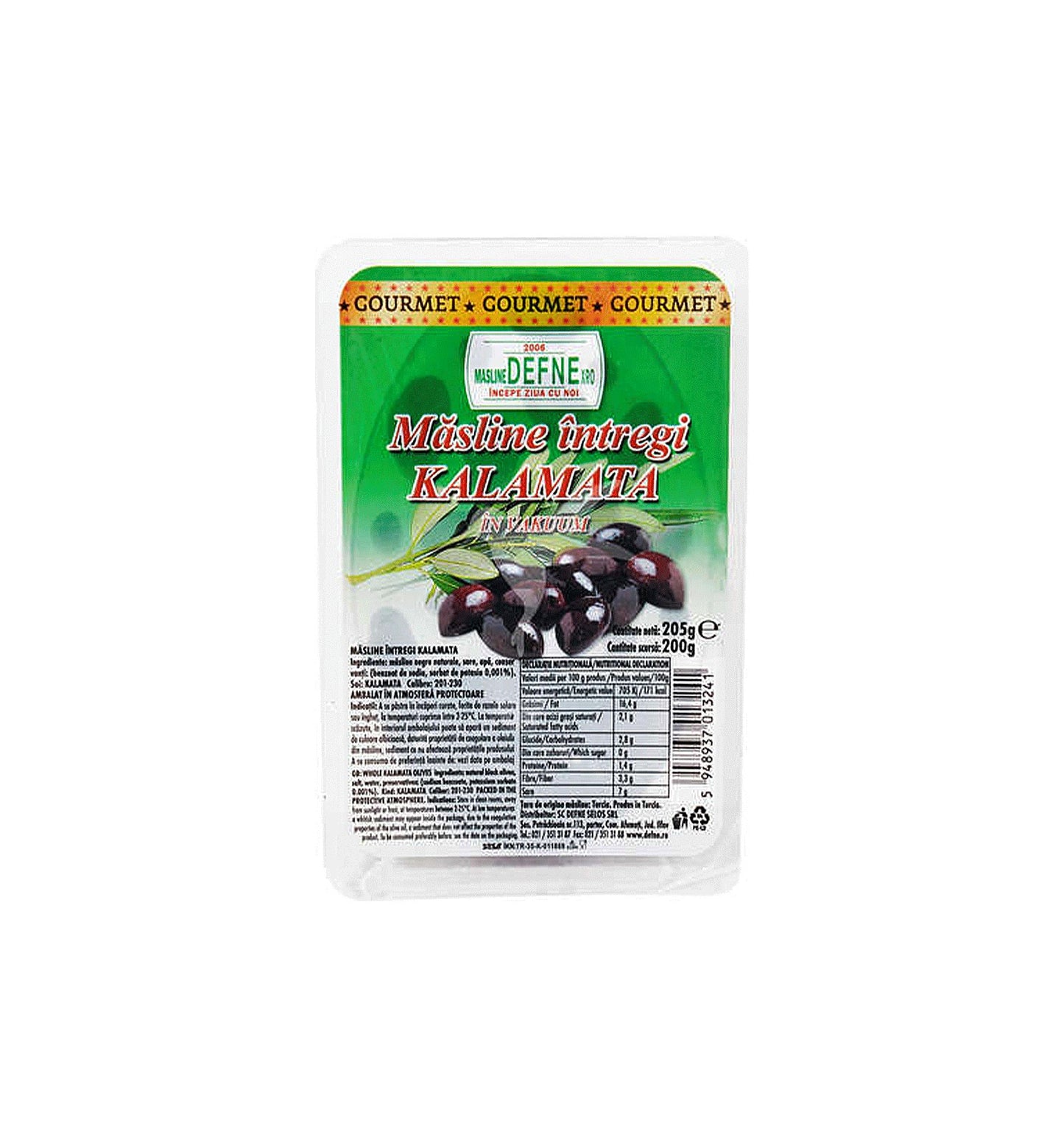 ACEITUNAS KALAMATA 200G