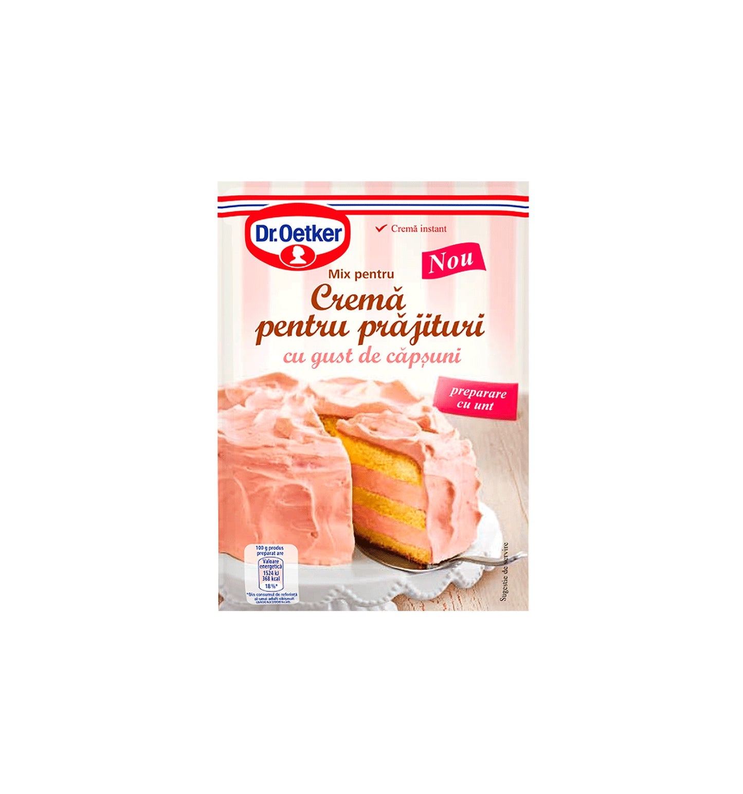 DR.OETKER CREMA CAPSUNI-UNT 140G